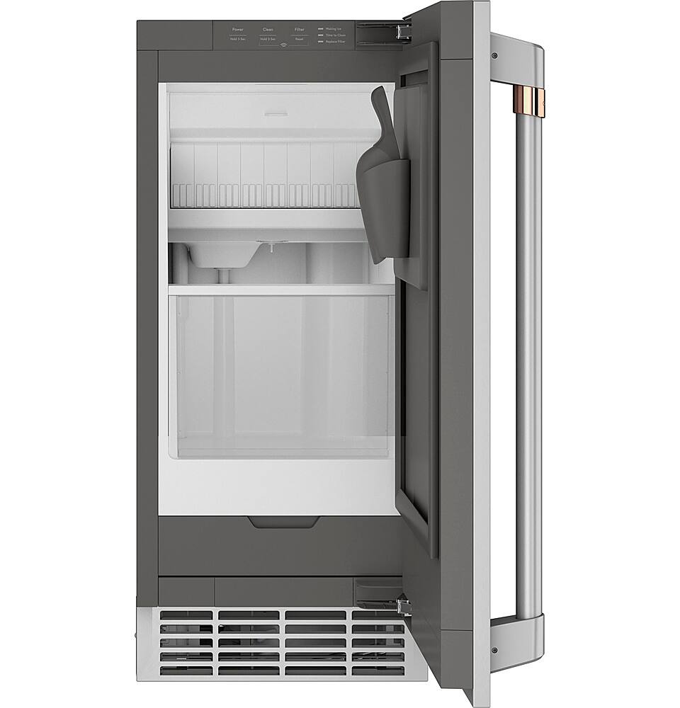 Alt View 12. Café - Ice Maker Door Kit - Stainless Steel.