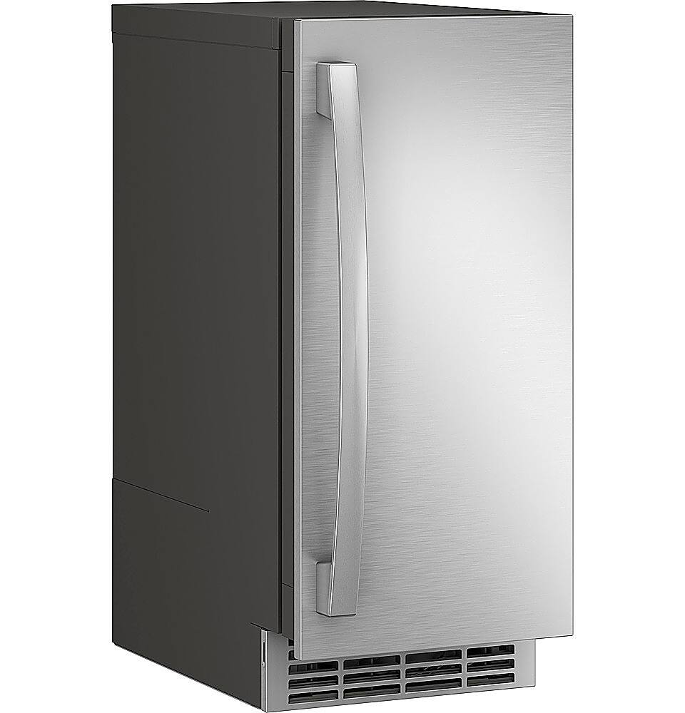 Angle. GE Profile - Ice Maker Door Kit - Stainless Steel.
