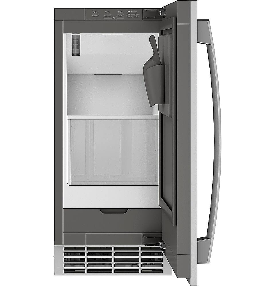 Alt View 11. GE Profile - Ice Maker Door Kit - Stainless Steel.