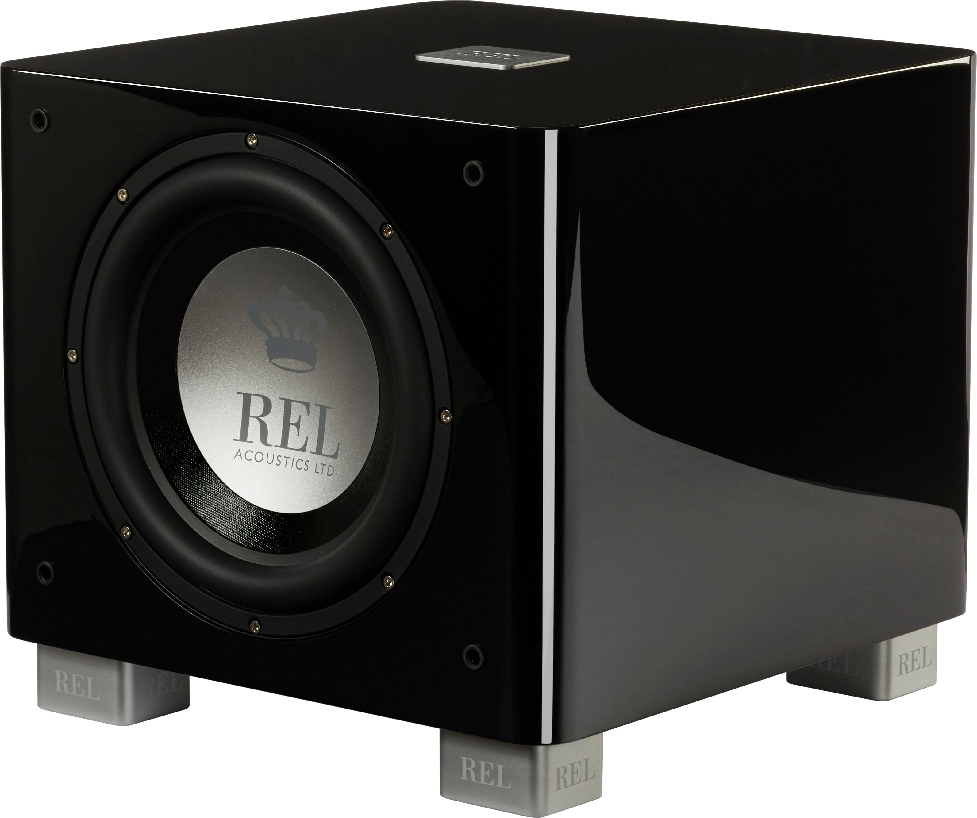 Angle View: Polk Audio - React 7" Wireless Subwoofer - Black