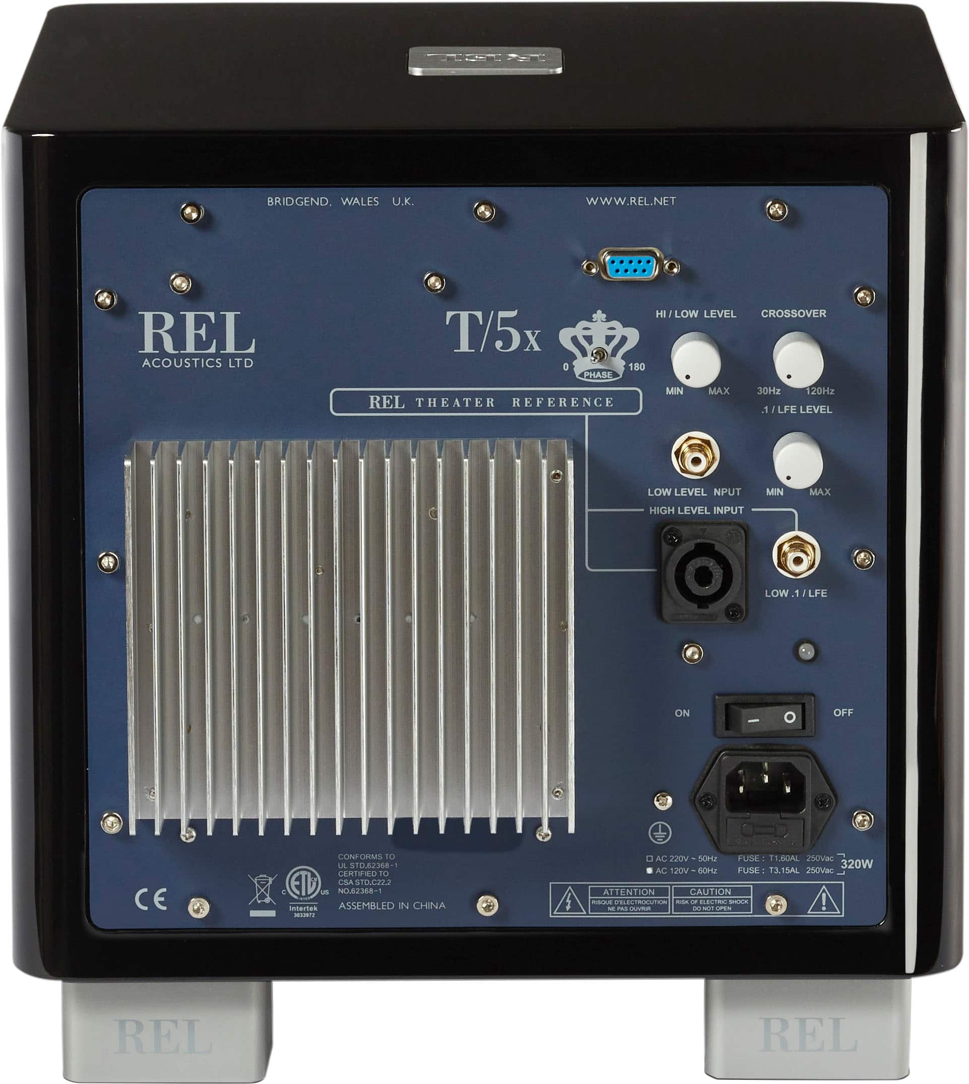 Back. REL - T/5X BLACK - High Gloss Black.