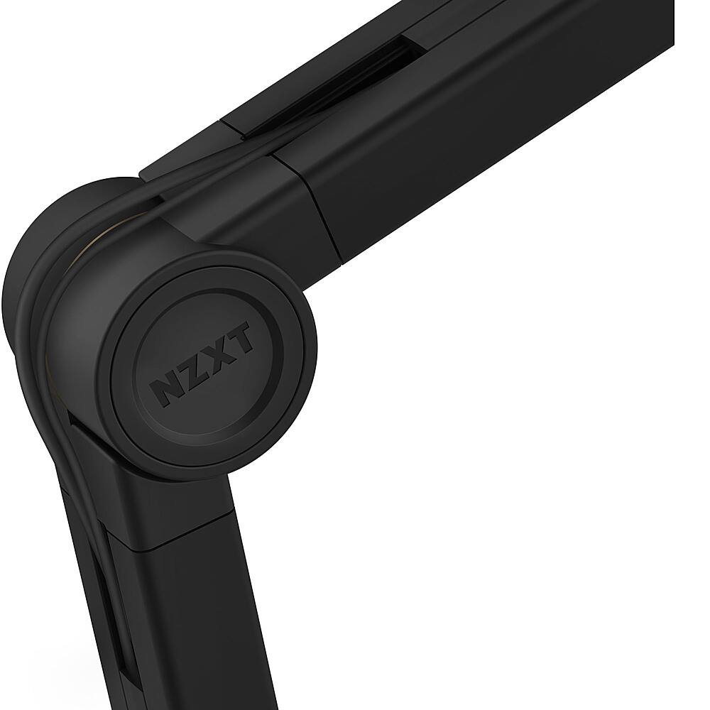 Nzxt Boom Arm - Ap-BOOMA-B1 - Brazo articulado para micrófono de transmisión - Almacene discretamente Cables USB y XLR - Suave y silencioso - Cubiertas para Canales de Cable - Negro