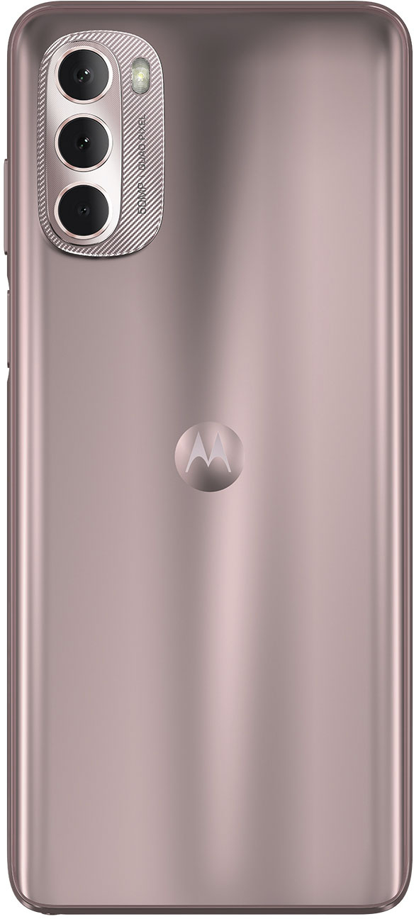 Back View: Motorola - Moto G Stylus 128GB (2022 Unlocked) - Dusty Rose