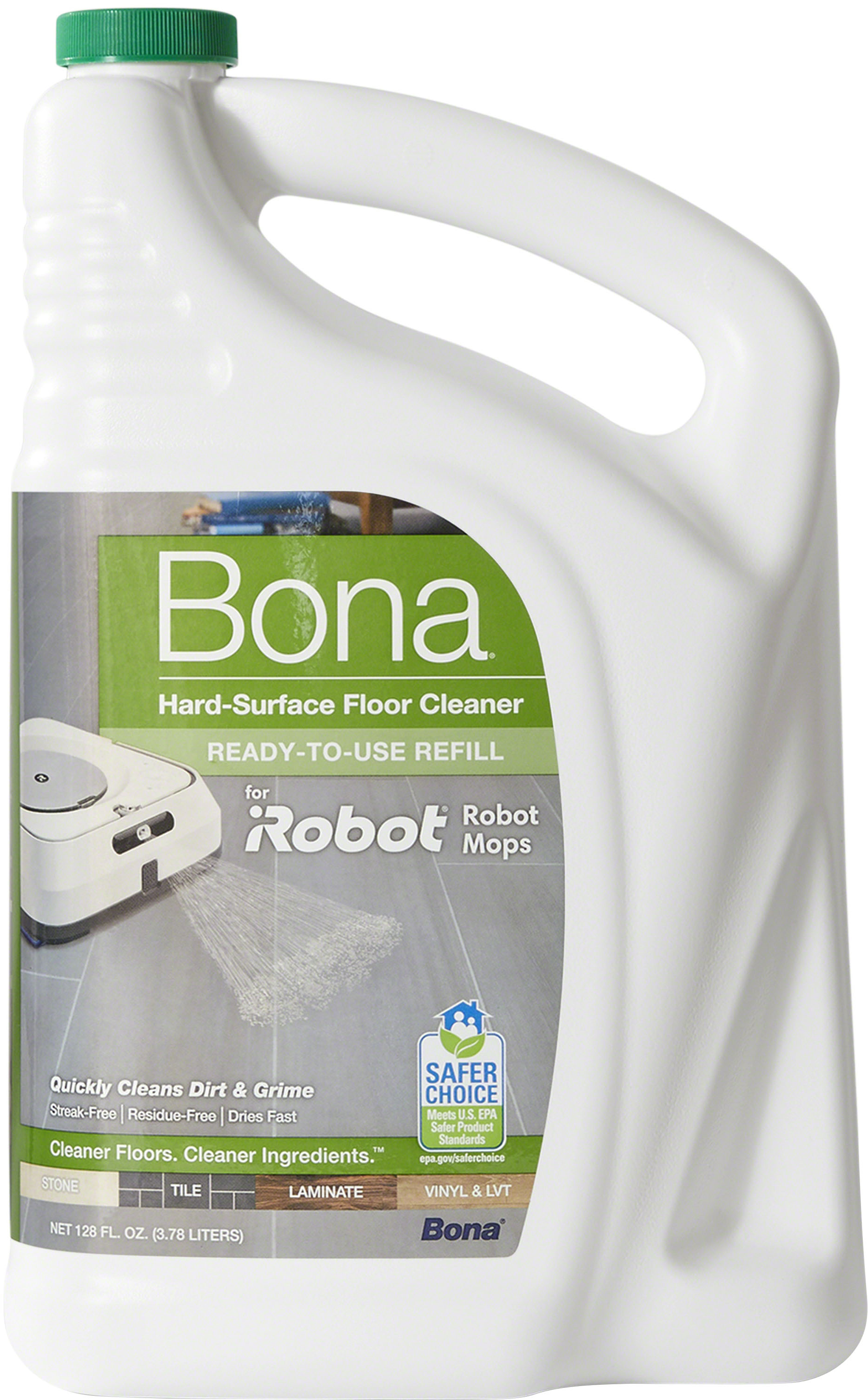 iRobot - Bona Hard-Surface Cleaning Solution - Clear