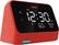 Front. Lenovo - Smart Clock Essential 4" Smart Display with Alexa - Clay Red.