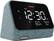 Front. Lenovo - Smart Clock Essential 4" Smart Display with Alexa - Misty Blue.