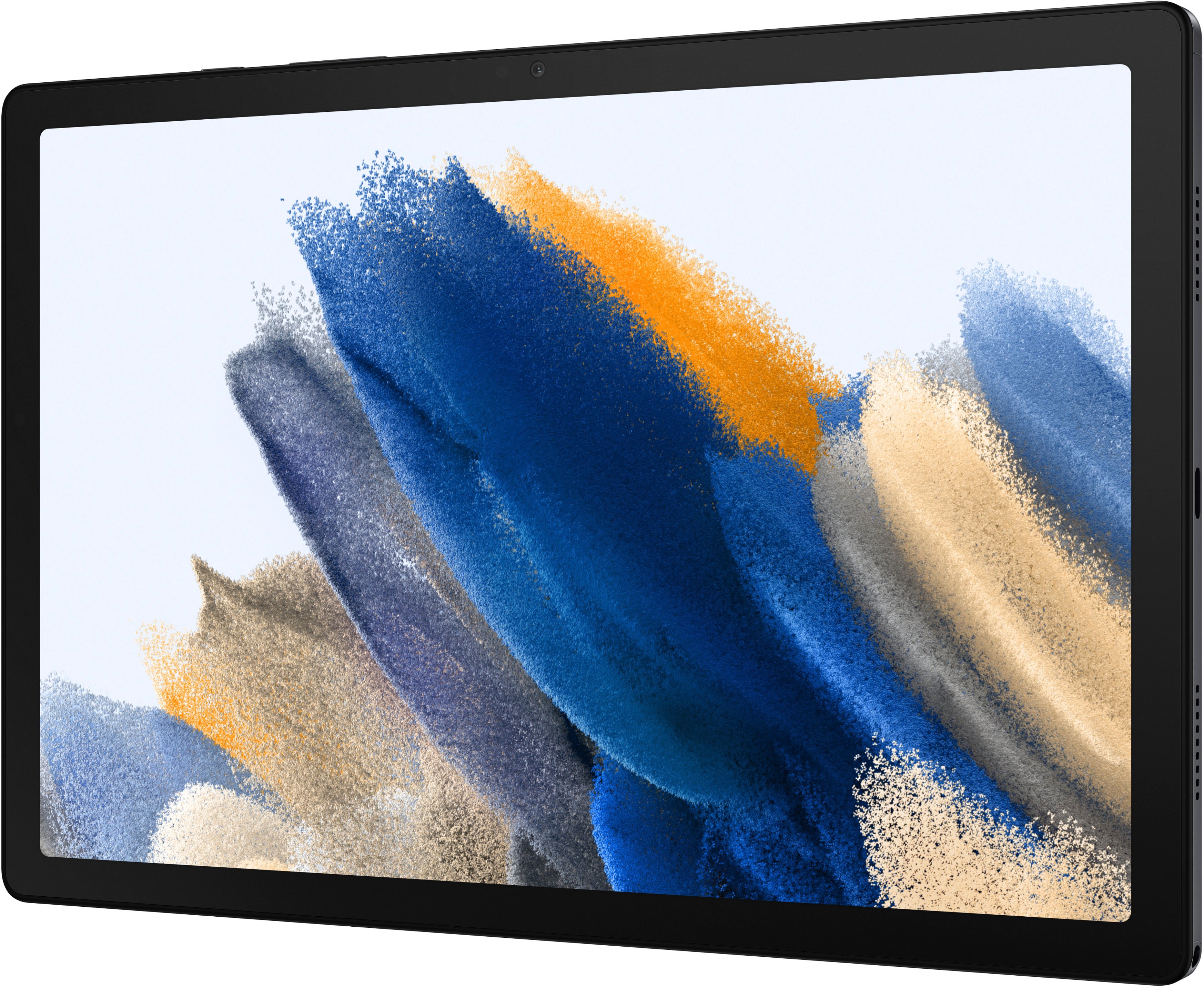 Angle View: Microsoft - Surface Pro 7+ - 12.3” Touch Screen – Intel Core i5 – 8GB Memory – 128GB SSD with Black Type Cover (Latest Model) - Platinum
