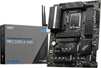 MSI - PRO Z690-A WIFI (Socket LGA 1700) Intel Z690 ATX DDR5 Wi-Fi 6E Motherboard - Black - Front_Zoom