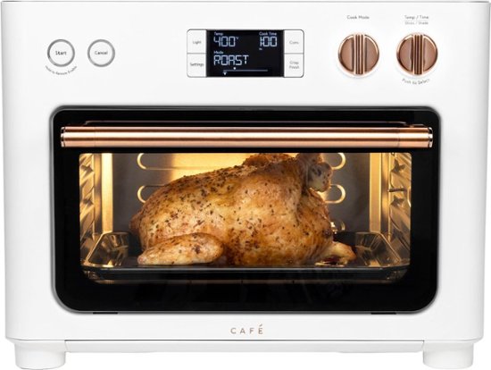 Cafe Couture Toaster Oven with Air Fry - Matte White