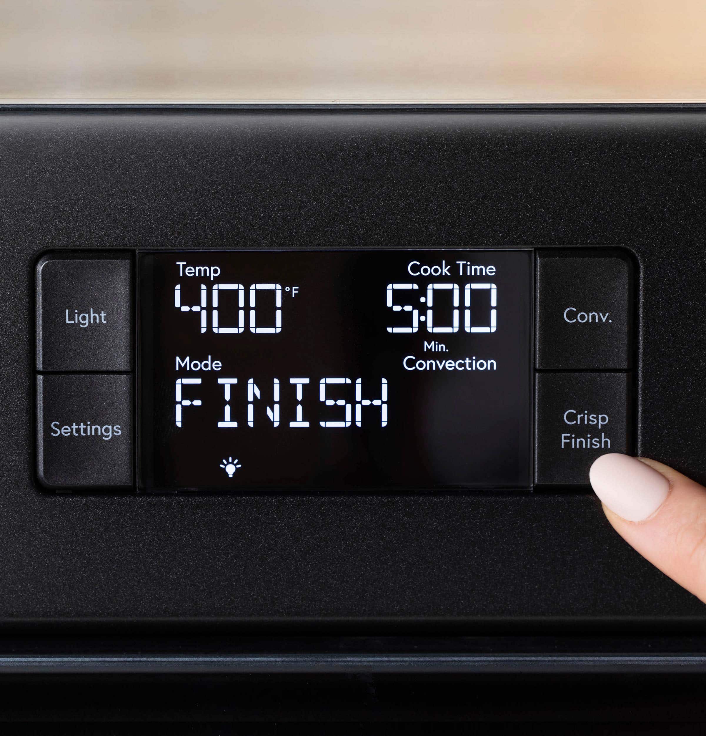 Alt View 17. Café - Couture Smart Toaster Oven with Air Fry - Matte Black.