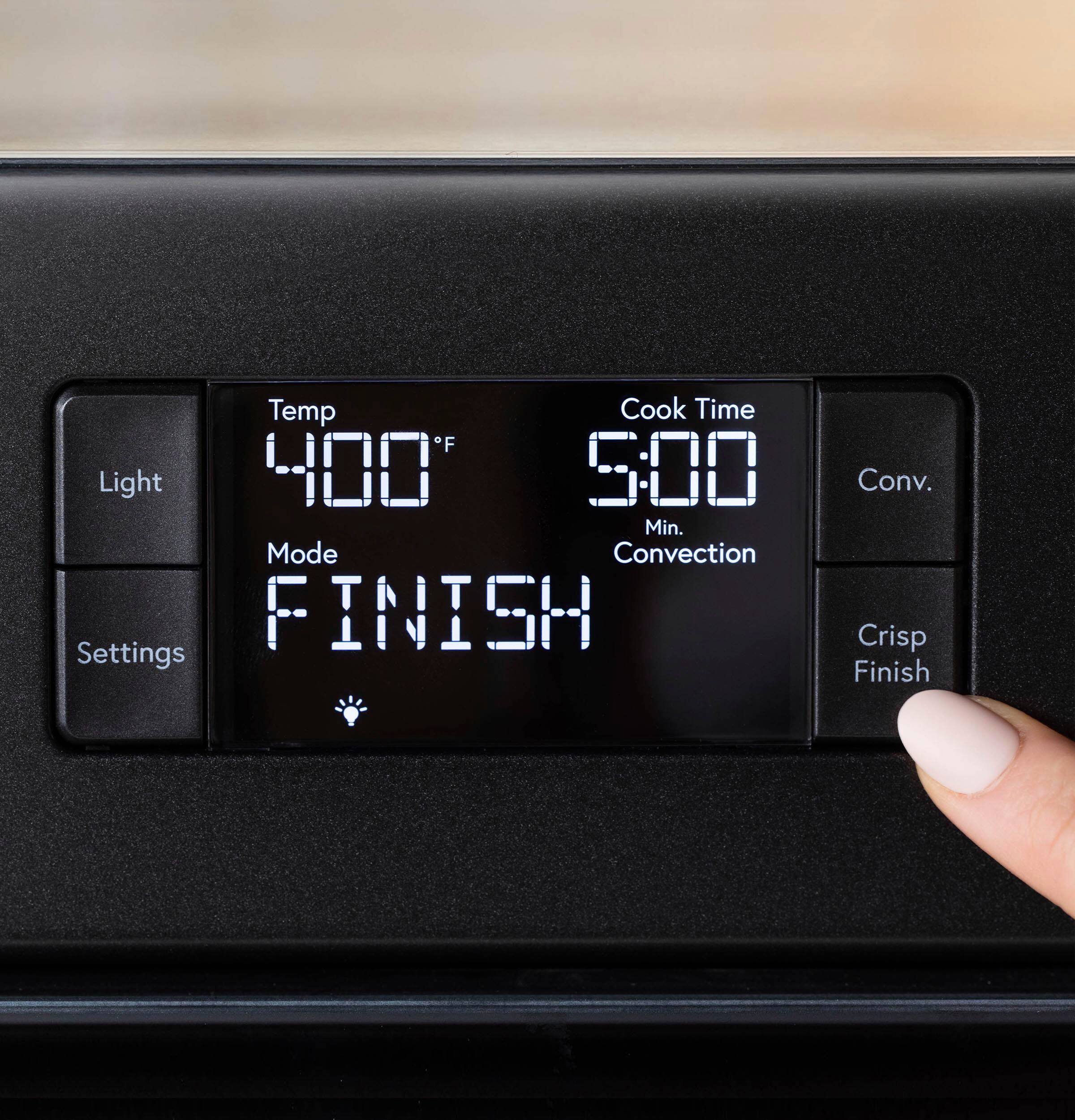 Alt View 17. Café - Couture Smart Toaster Oven with Air Fry - Matte Black.