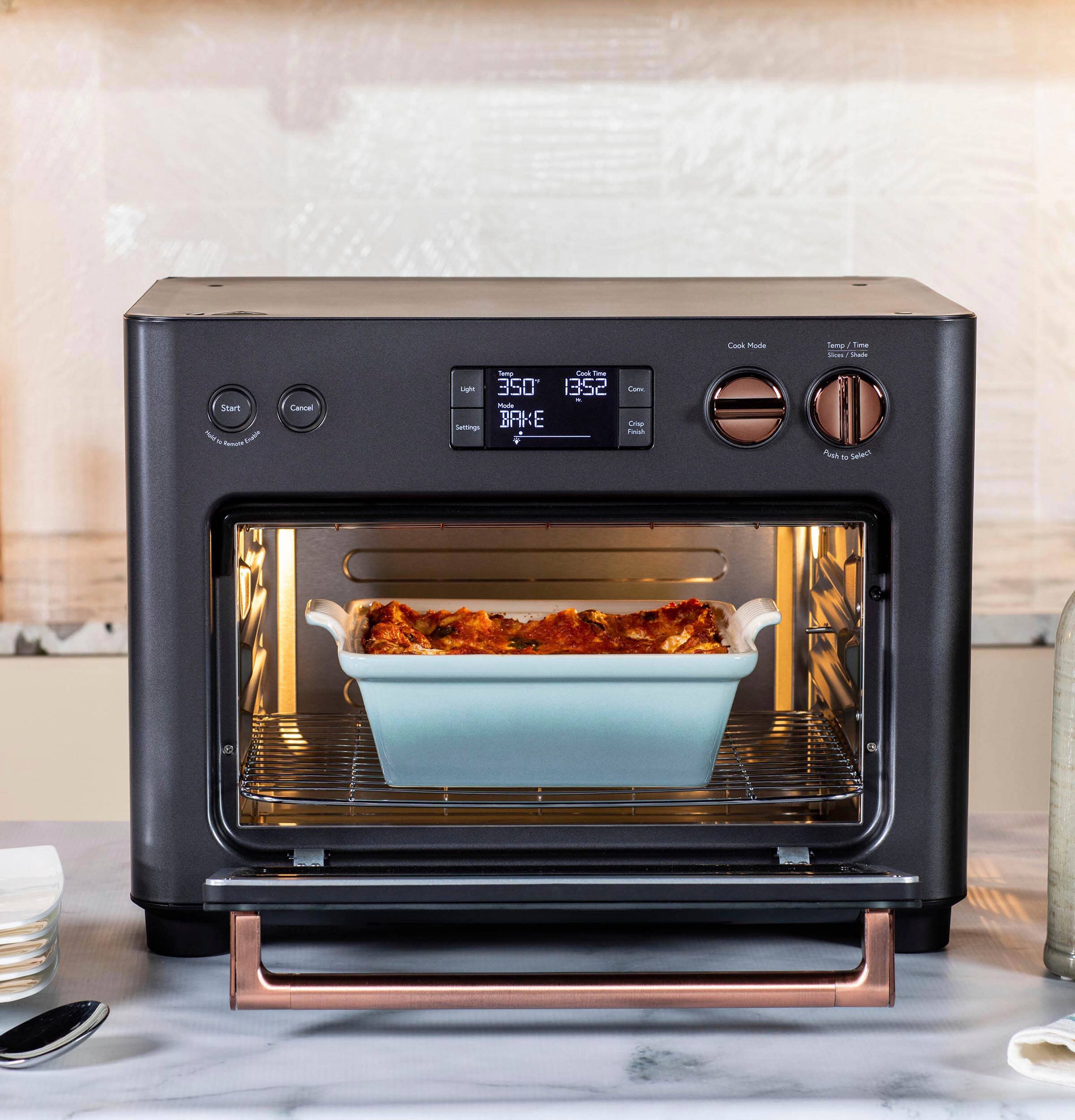 Alt View 19. Café - Couture Smart Toaster Oven with Air Fry - Matte Black.