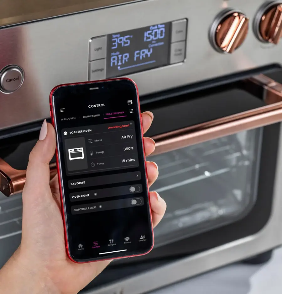 Alt View 11. Café - Couture Smart Toaster Oven with Air Fry - Stainless Steel.
