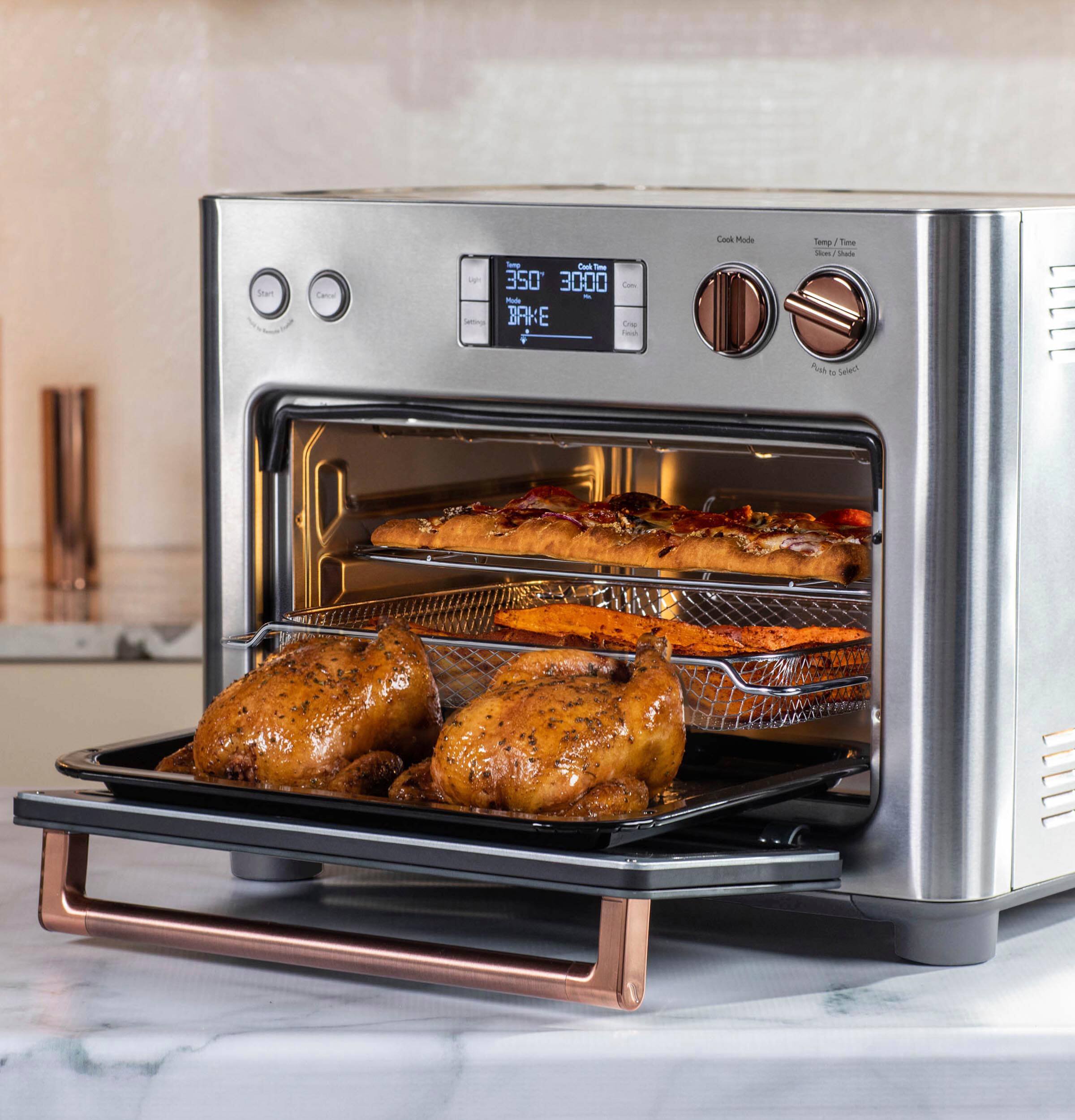 Alt View 14. Café - Couture Smart Toaster Oven with Air Fry - Stainless Steel.
