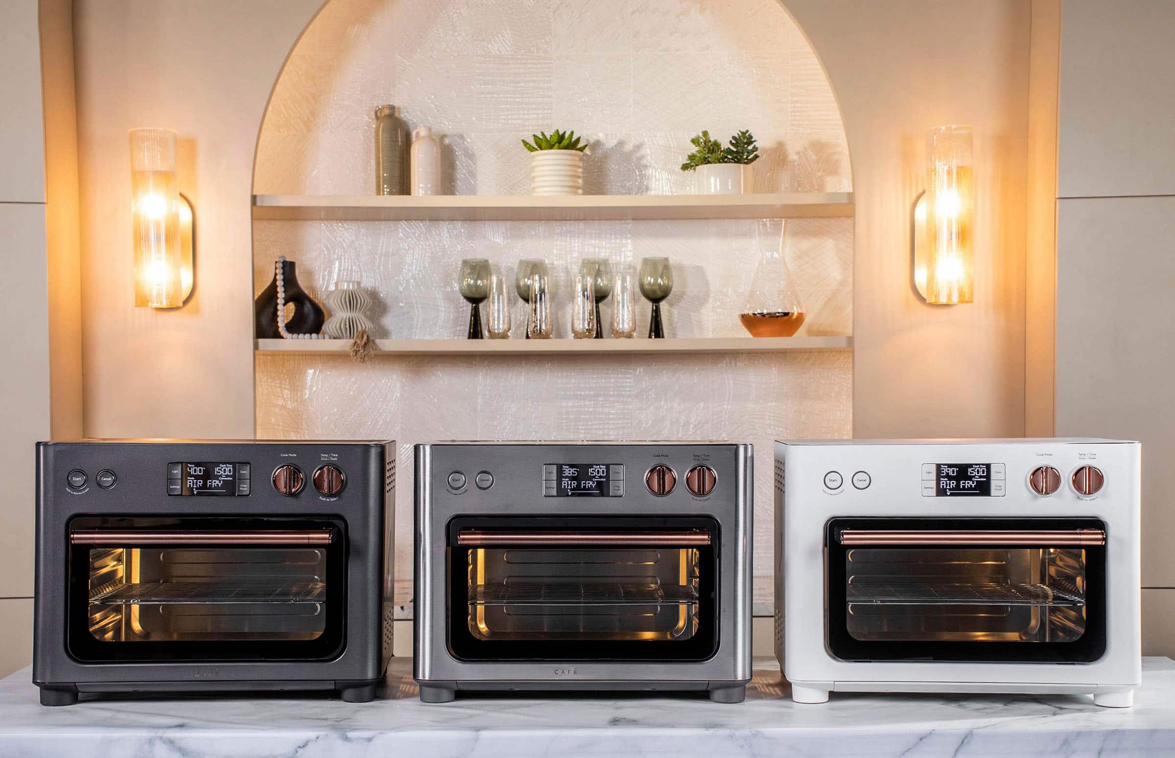 Alt View 15. Café - Couture Smart Toaster Oven with Air Fry - Stainless Steel.