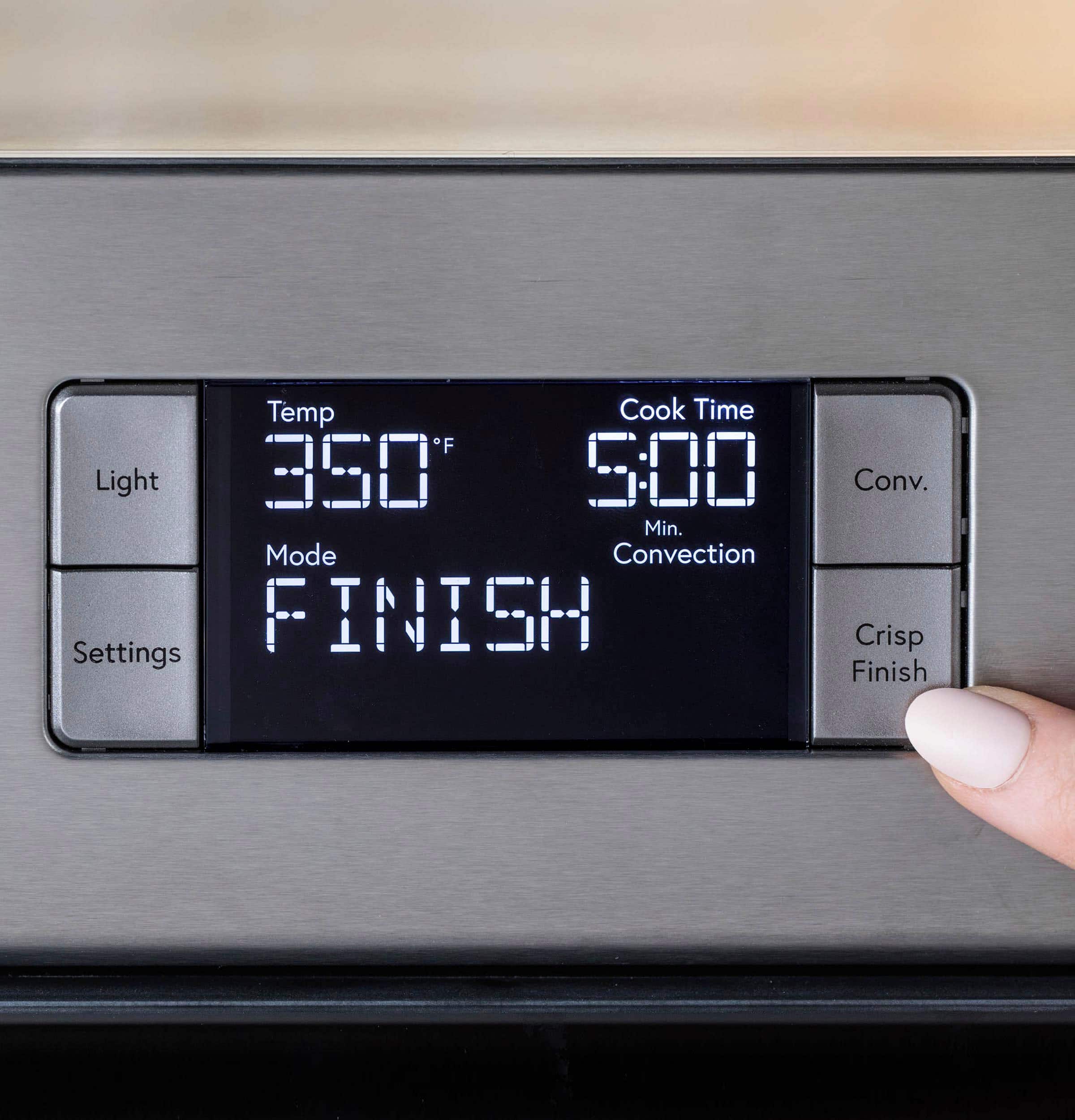 Alt View 18. Café - Couture Smart Toaster Oven with Air Fry - Stainless Steel.