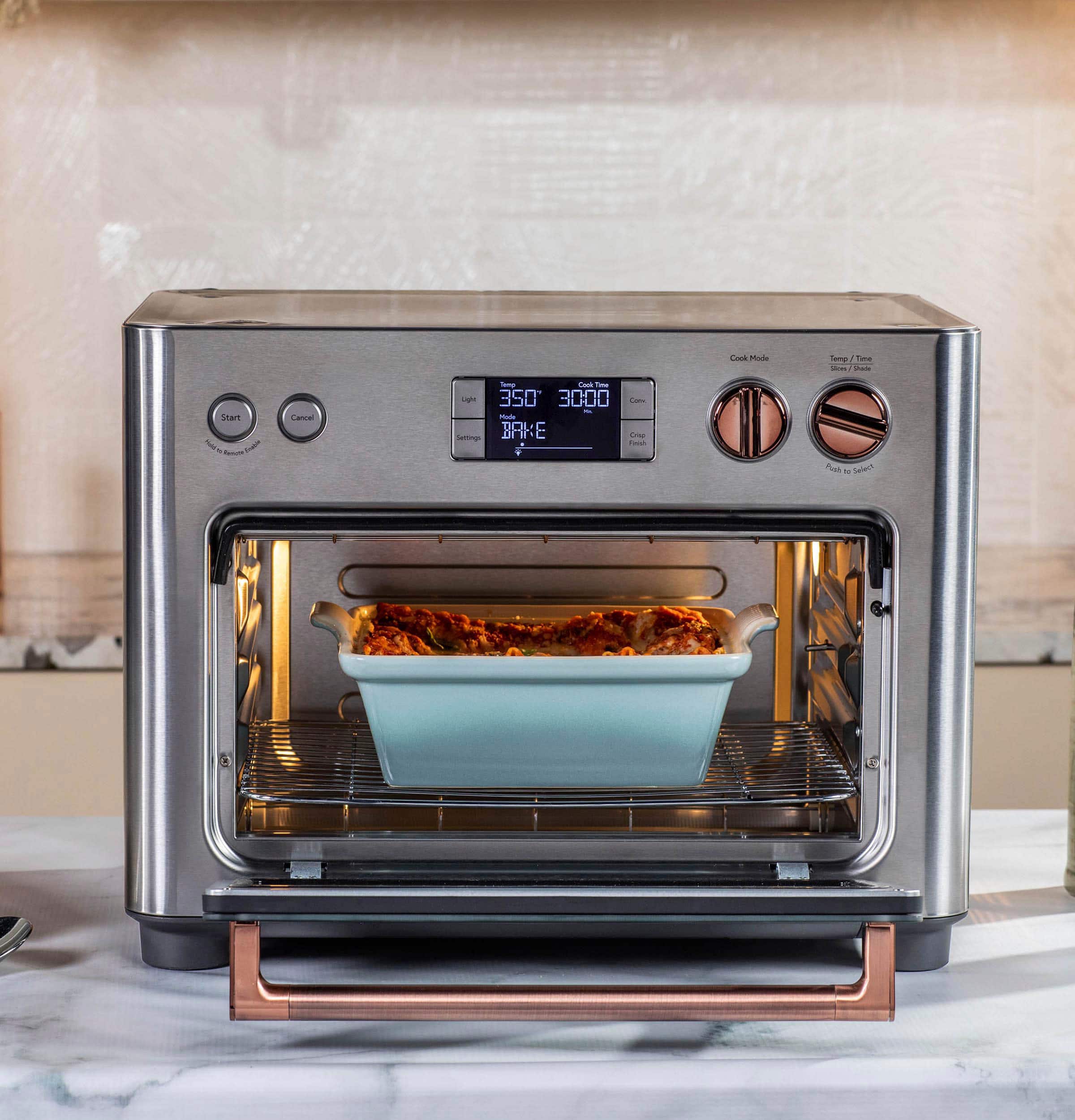 Alt View 20. Café - Couture Smart Toaster Oven with Air Fry - Stainless Steel.