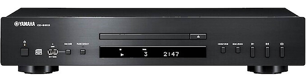 Yamaha CD-S303 CD Player with Built-in DAC Black CD-S303BL - Best Buy