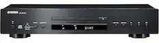 Front. Yamaha - CD-S303 CD Player with Built-in DAC - Black.
