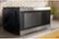 Alt View Zoom 20. GE - 1.0 Cu. Ft. Convection Countertop Microwave with Air Fry - Black stainless steel.