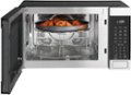 Left Zoom. GE - 1.0 Cu. Ft. Convection Countertop Microwave with Air Fry - Black Stainless Steel.