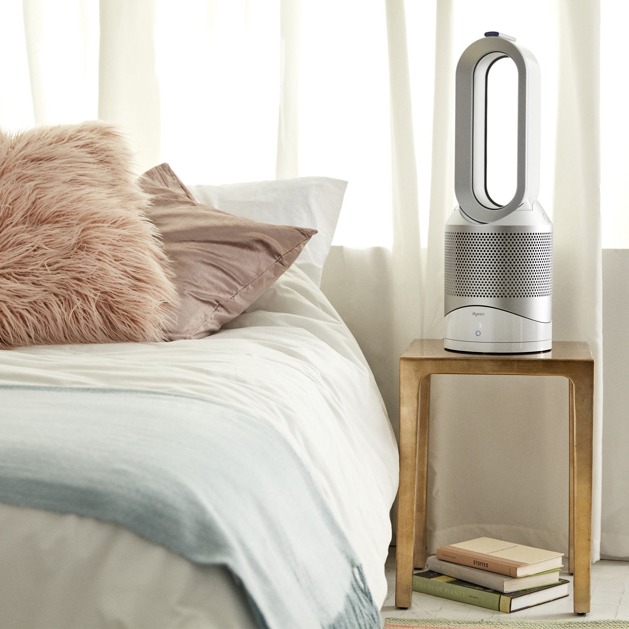Zoom in on Alt View Zoom 11. Dyson - Purifier Hot+Cool Link - HP02 - Air Purifier, Heater and Fan - White/Silver.