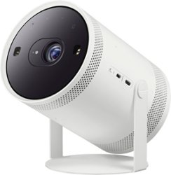 Samsung - The Freestyle FHD HDR Smart Portable Projector - White - Front_Zoom