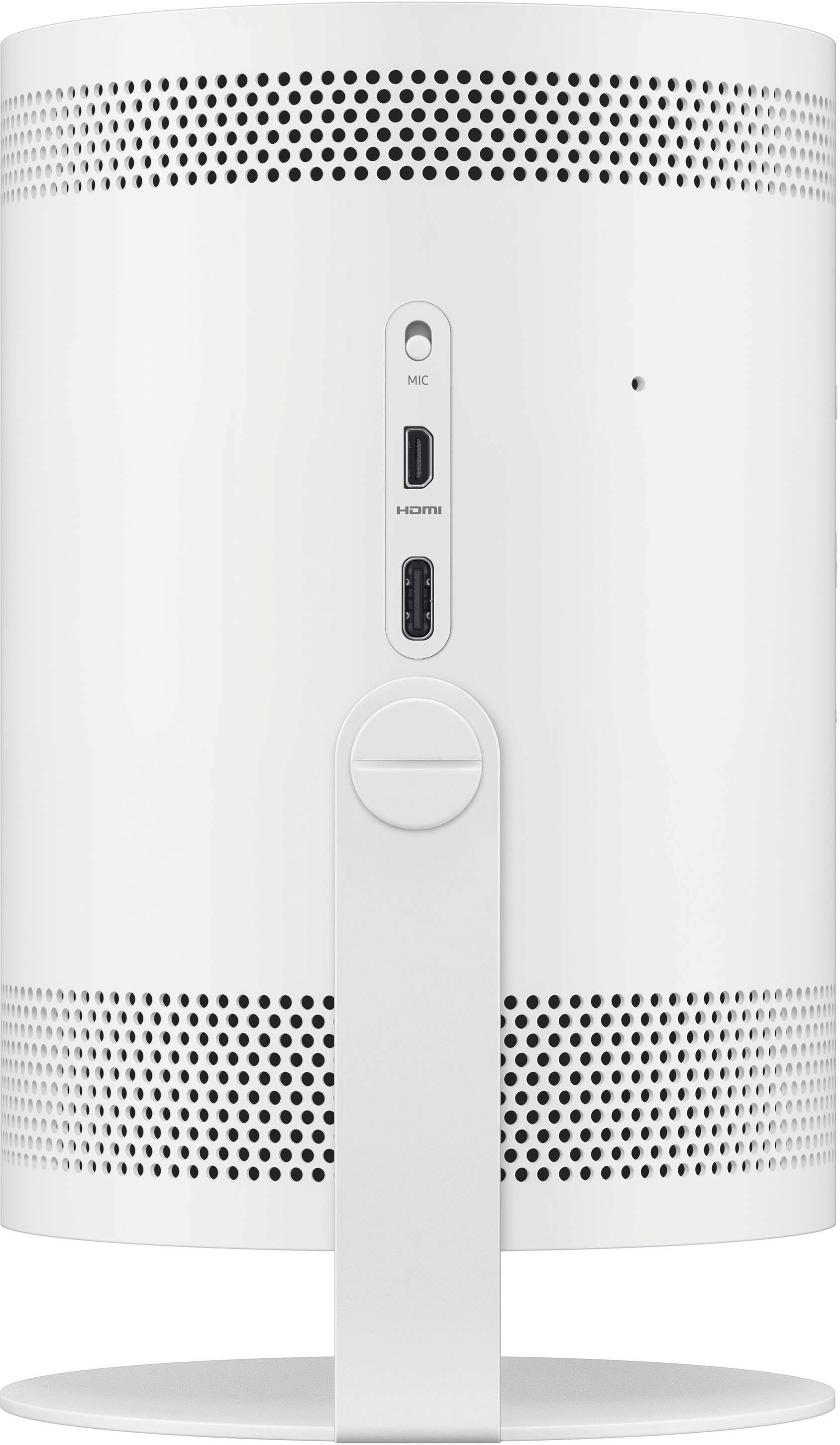 Left. Samsung - The Freestyle FHD HDR Smart Portable Projector - White.