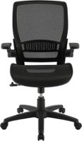 Insignia™ - Ergonomic Mesh Office Chair - Black - Front_Zoom