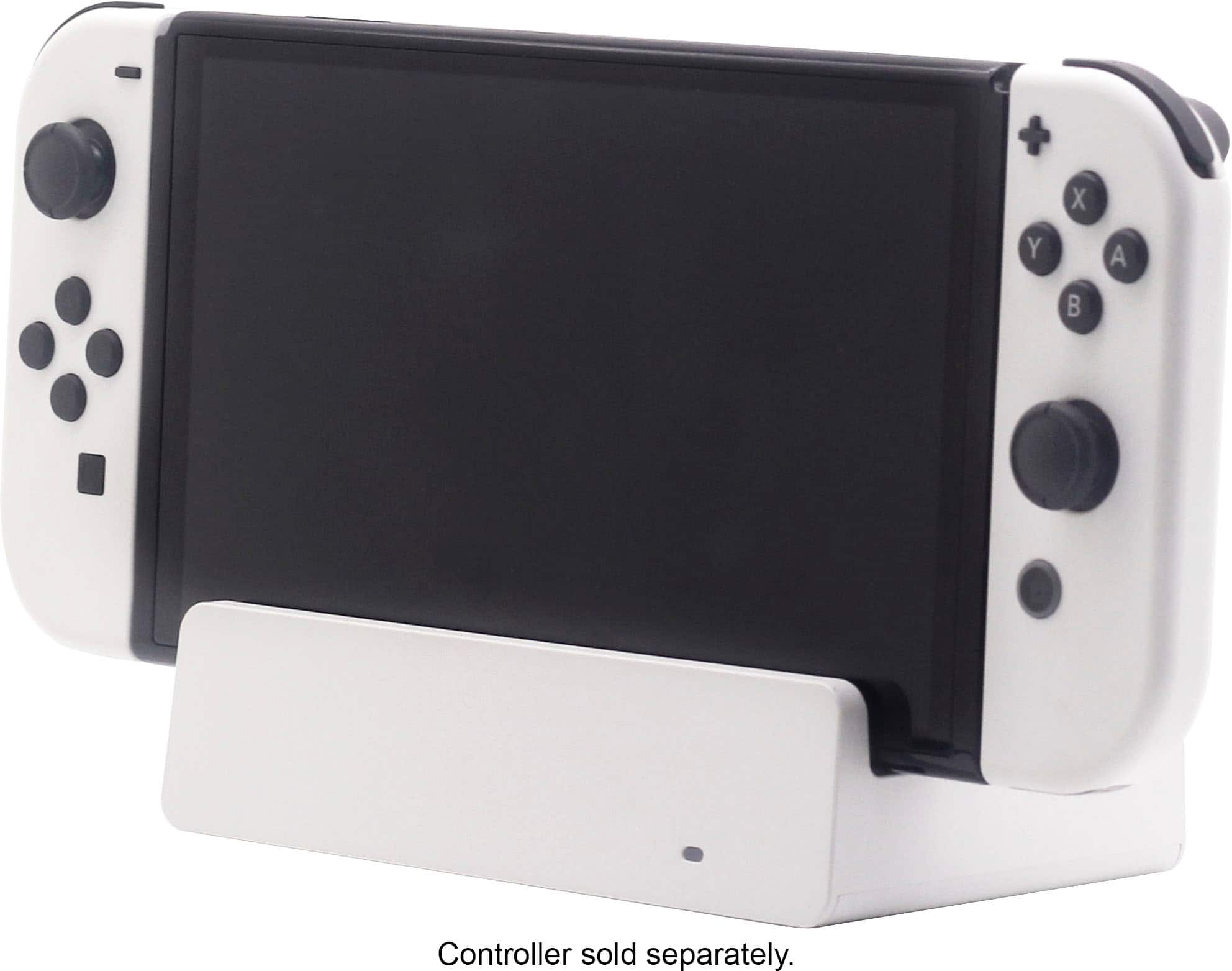 Nintendo Switch OLED Dock (with LAN Port) - White (Dock ONLY, Bulk