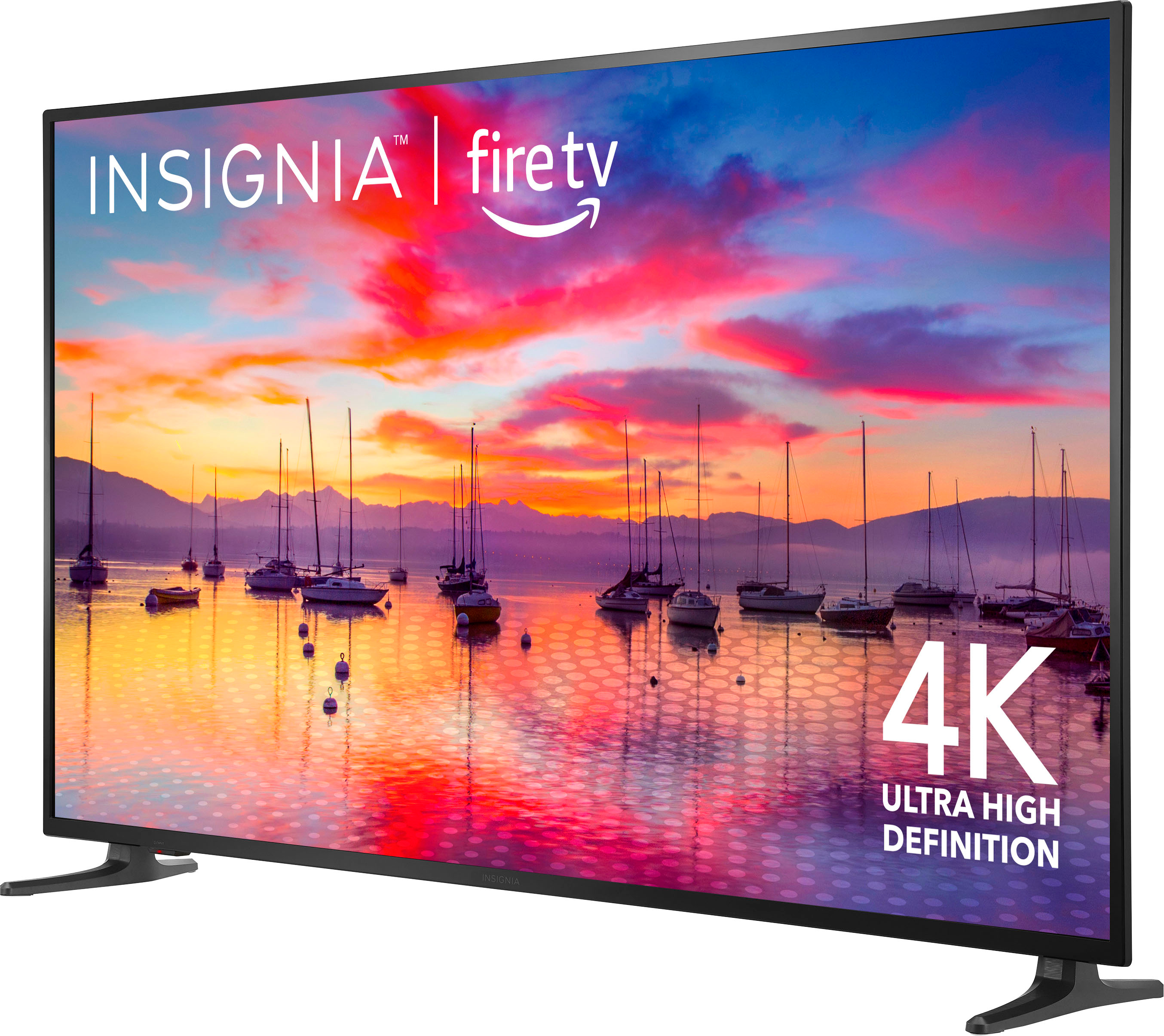 Left View: Insignia™ - 65" Class F30 Series LED 4K UHD Smart Fire TV