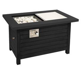 Cuisinart - Patio Fire Pit Table - Black - Front_Zoom