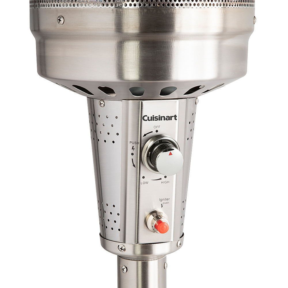 Angle View: Cuisinart - Propane Patio Heater - Stainless Steel