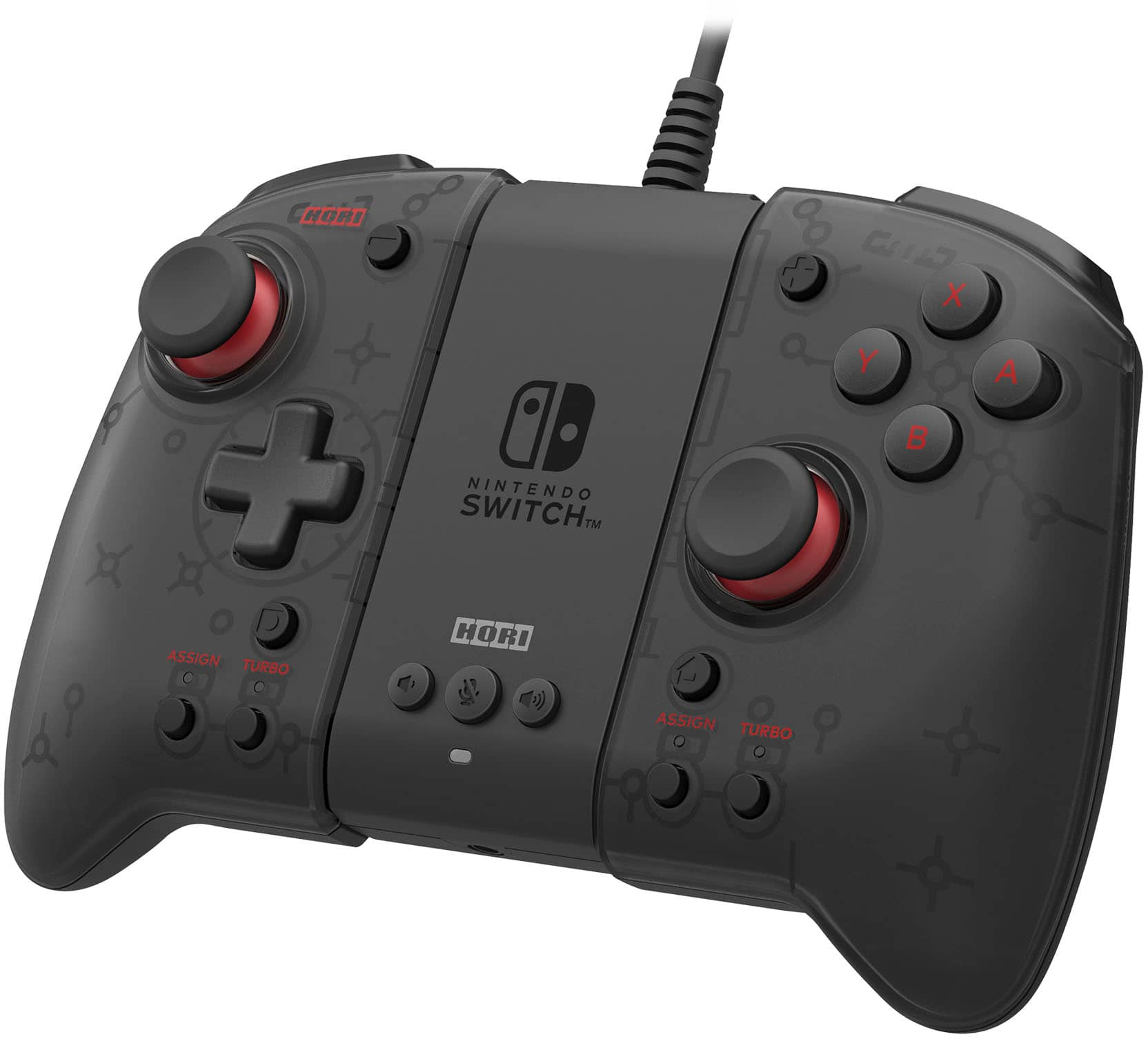 Hori Split Pad Pro Attachment Set for Nintendo Switch Black NSW