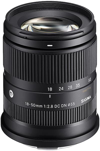 Sigma 18 50mm F2.8 DC DN Contemporary Sony E Mount Lens Black Sigma 18 50mm F2.8 DC DN Contemporary Sony E Mount Lens Black