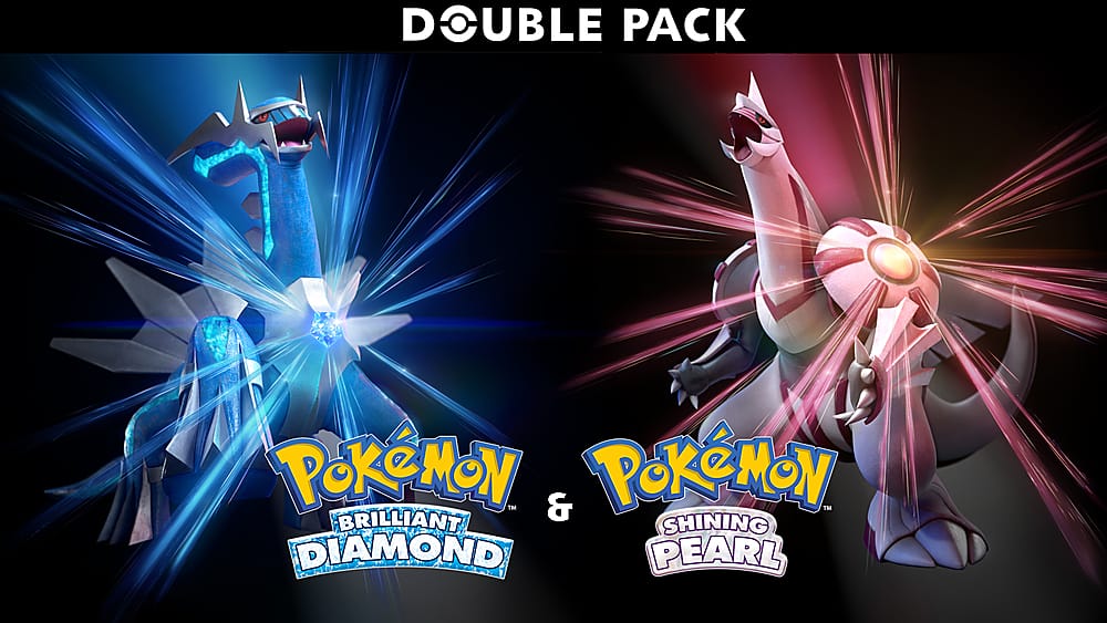 Front. Nintendo - Pokémon Brilliant Diamond & Pokémon Shining Pearl Double Pack.
