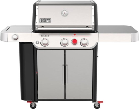 beløb køkken Lærd Weber Genesis S-335 Propane Gas Grill Stainless Steel 35400001 - Best Buy