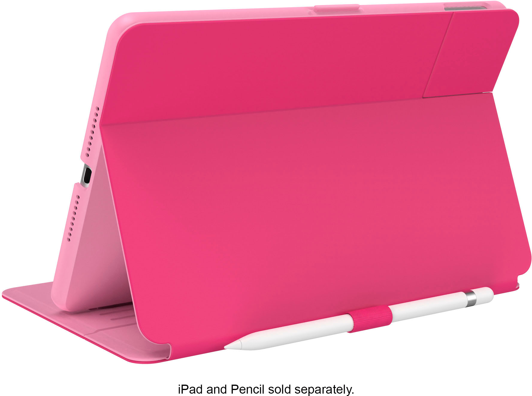 Speck StyleFolio Carrying Case (Folio) for 7.9 Apple iPad mini 3, iPad mini  2, iPad mini Tablet, Fuchsia Pink, Nickel Gray 