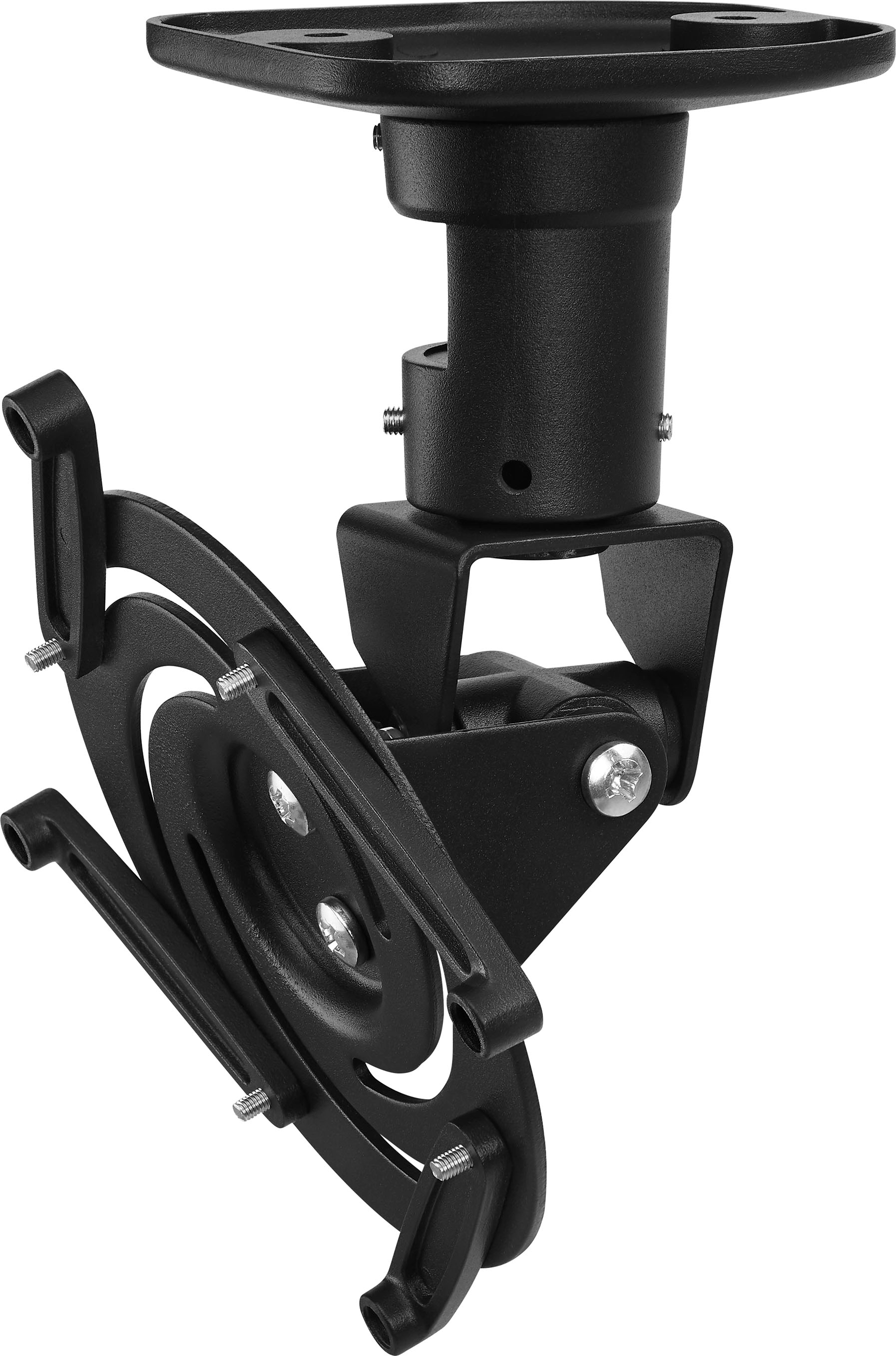 Left View: Insignia™ - Universal Projector Ceiling Mount - Black