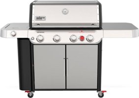 Weber - Genesis S-435 Propane Gas Grill - Stainless Steel - Angle_Zoom