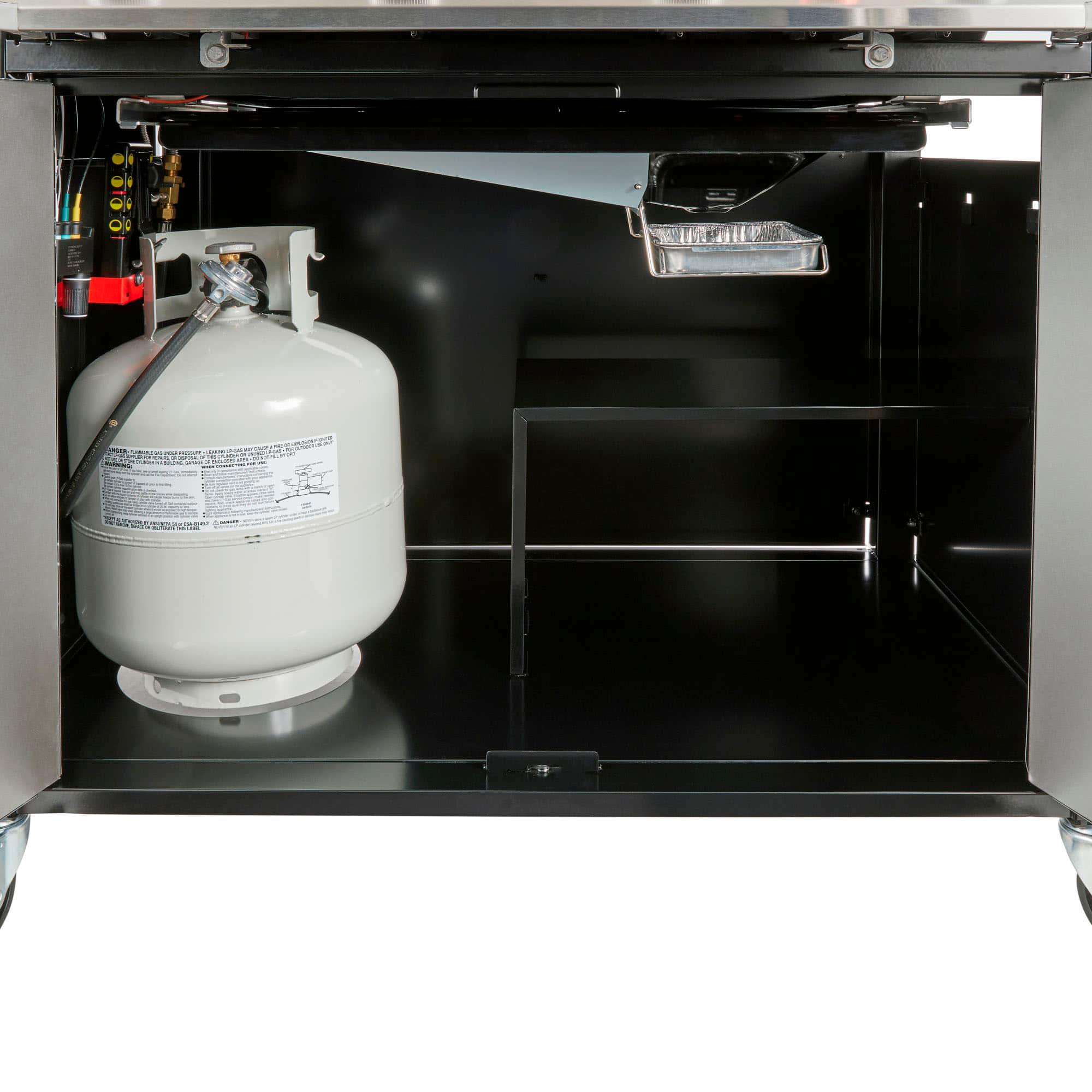 Alt View 13. Weber - Genesis S-435 Propane Gas Grill - Stainless Steel.