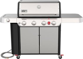 Weber - Genesis S-435 Natural Gas Grill - Stainless Steel - Angle_Zoom