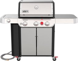 Weber - Genesis S-335 Natural Gas Grill - Stainless Steel - Angle_Zoom