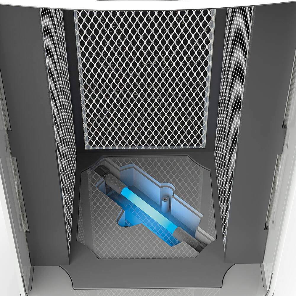 Alt View 21. Cuisinart - PuRXium Large Room/Freestanding Air Purifier - White.