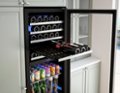 Alt View Zoom 12. Zephyr - Presrv 24 in. 59 Bottle 161 Can, Dual Zone Wine and Beverage Cooler - Stainless steel and glass.
