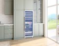 Alt View Zoom 13. Zephyr - Presrv 24 in. 59 Bottle 161 Can, Dual Zone Wine and Beverage Cooler - Stainless steel and glass.