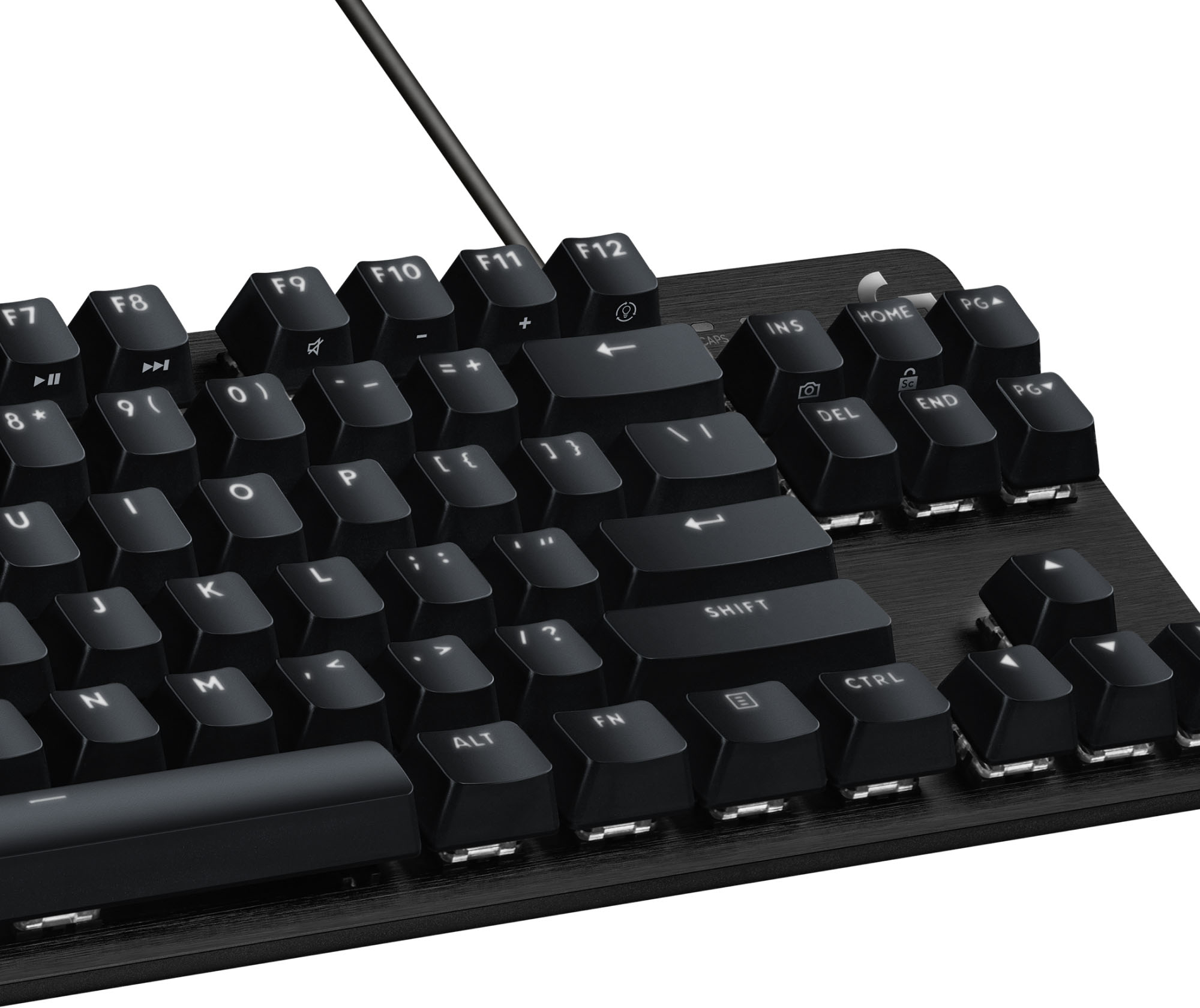 Logitech G413 TKL SE Tenkeyless Wired Mechanical Tactile Switch Gaming  Keyboard for Windows/Mac with Backlit Keys Black 920-010442 - Best Buy