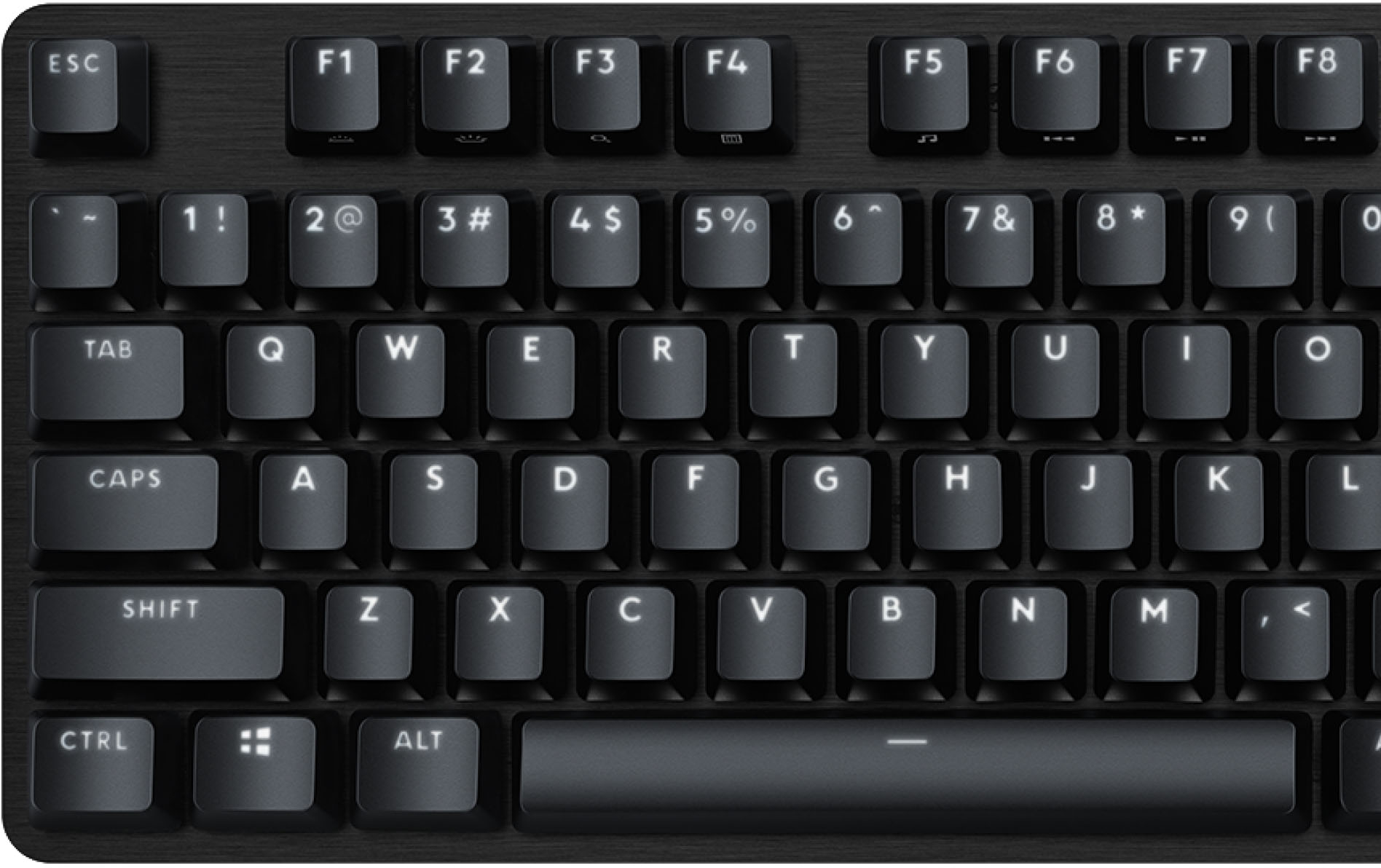 Logitech G413 TKL SE Tenkeyless Wired Mechanical Tactile Switch Gaming  Keyboard for Windows/Mac with Backlit Keys Black 920-010442 - Best Buy