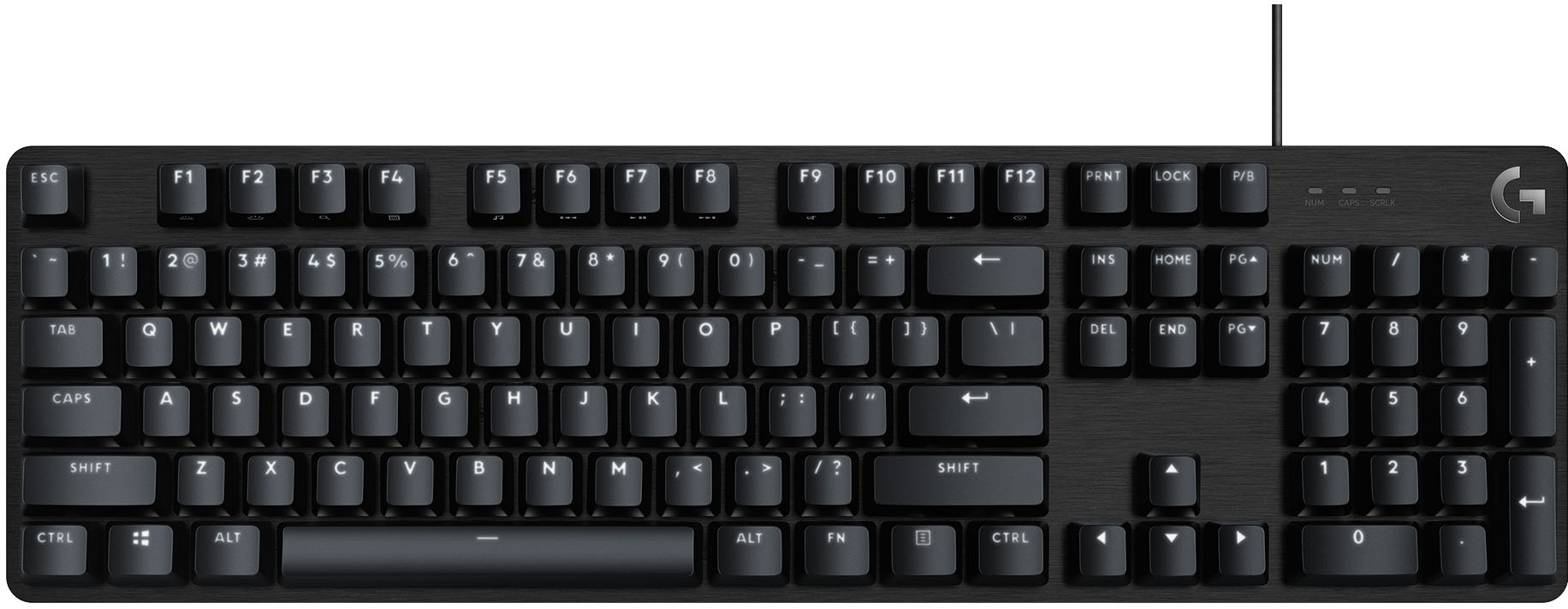 Mellow indruk Waarnemen Logitech G413 SE Full-Size Wired Mechanical Tactile Switch Gaming Keyboard  for Windows/Mac with Backlit Keys Black 920-010433 - Best Buy