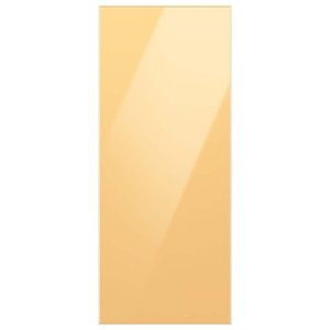 Samsung - Bespoke 3-Door French Door Refrigerator Panel - Top Panel - Sunrise Yellow Glass